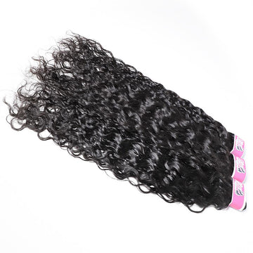 GS Virgin Hair 4 Bundles Water Wave Unprocessed Virgin Human Hair